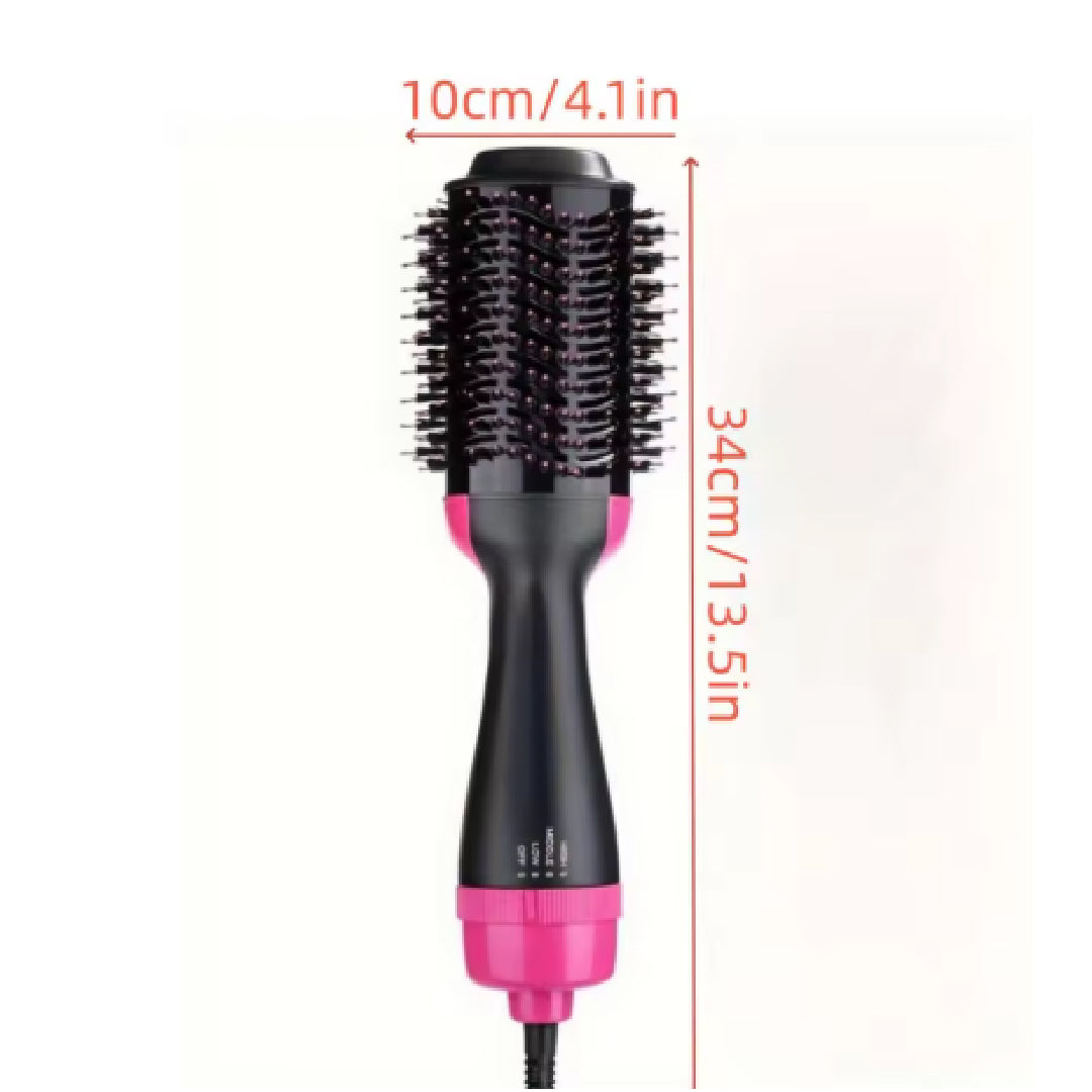 Cepillo Alisador Planchita  3 En 1 Anti Frizz + Secador De Uñas Portátil Uv Led Mini de regalo