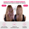 Cepillo Alisador Planchita  3 En 1 Anti Frizz + Secador De Uñas Portátil Uv Led Mini de regalo